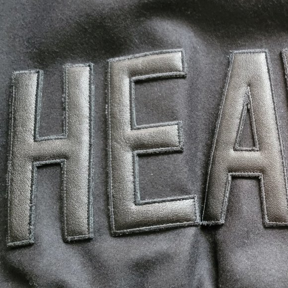 Saint Laurent YSL "HEAVEN" Teddy Bomber Jacket Black Leather & Wool - Picture 8 of 16